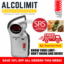 Load image into Gallery viewer, AlcoLimit Enforcer 2 Breathalyser - Portable Breath Alcohol Tester - Australian Standard Certified AS3547